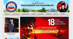 Desktop Screenshot of basaksehir.gov.tr